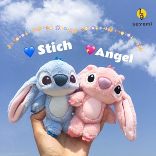 พวงกุญแจ จี้ตุ๊กตาการ์ตูน Stitch และ Angel Lilo &amp; Stitch เหมาะกับของขวัญวันเกิด สําหรับเด็กผู้หญิง