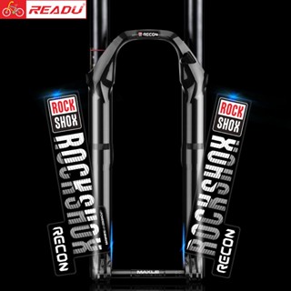 2019-rockshox RECON สติกเกอร์ติดตะเกียบหน้าจักรยานเสือภูเขา เคลือบจักรยาน เปลี่ยนสีได้ สติกเกอร์กันน้ํา