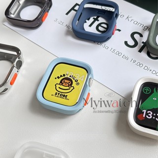 เคส tpu นิ่ม สไตล์มินิมอล สําหรับ Apple watch series 7 8 6 SE 5 4 40 มม. 44 มม. 41 มม. 45 มม. 49 มม.