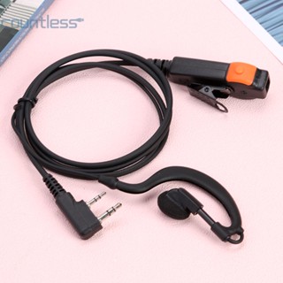 ชุดหูฟังไมโครโฟนวิทยุสื่อสาร PTT K สําหรับ Kenwood Baofeng 888S TYT [countless.th]