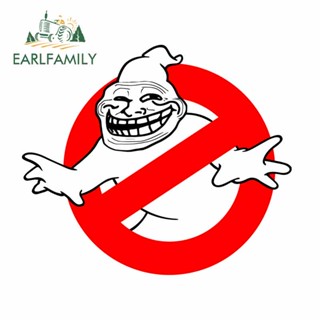 Earlfamily สติกเกอร์ไวนิล ลาย Ghost Busters 3D ขนาด 13 ซม. x 11.1 ซม. สําหรับติดตกแต่งรถยนต์