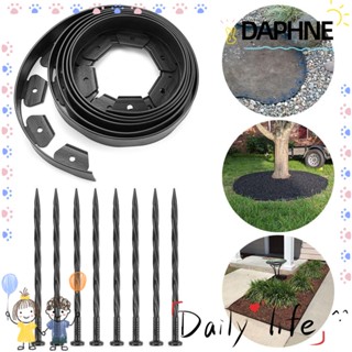 DAPHNE ชุดขอบภูมิทัศน์ พร้อมเข็ม 17 33 ฟุต พลาสติก PE ไม่แยกเข็มขัด