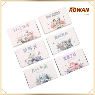 Row สติ๊กเกอร์ Kawaii Retro สําหรับตกแต่งสมุดไดอารี่ 40 ชิ้น / กล่อง