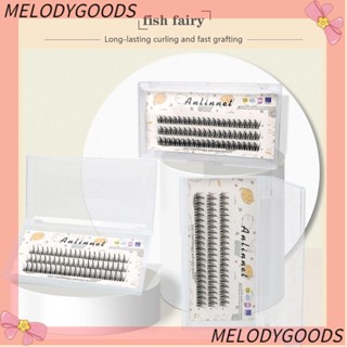 MELODG Individual Eyelashes Eyelashes Extension Long Lasting Natural Long Premade Volume