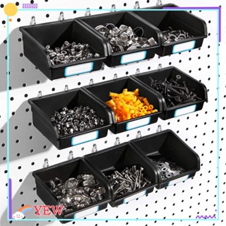 Yew ชุดกล่องอุปกรณ์จัดเก็บ Pegboard Bins 1/6 สําหรับออฟฟิศ เวิร์คช็อป