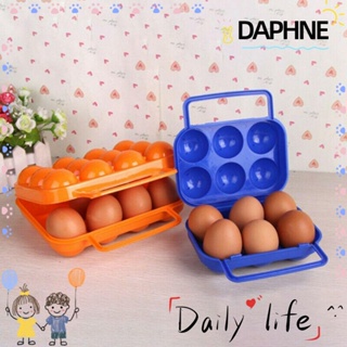 Daphne กล่องเก็บไข่ 6/12 ช่อง แบบพกพา ทนทาน พับได้ สําหรับตั้งแคมป์ ปิกนิก กลางแจ้ง