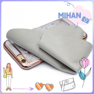 Mihan 1 / 5 ชิ้นผ้าไมโครไฟเบอร์สําหรับใช้ทําความสะอาดเลนส์กล้องโทรศัพท์มือถือ Dslr