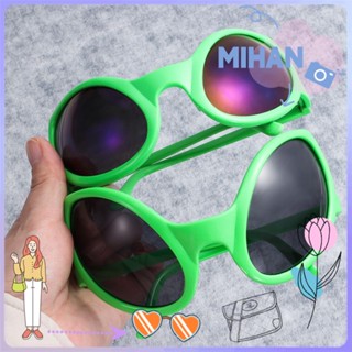 ☼Mihan☼ แว่นตากันแดด ลายเอเลี่ยน สีเขียว สําหรับปาร์ตี้ฮาโลวีน