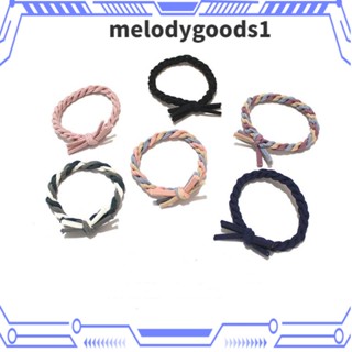 MELODYGOODS1 ยางรัดผม แบบหนา เครื่องประดับผม ของขวัญ