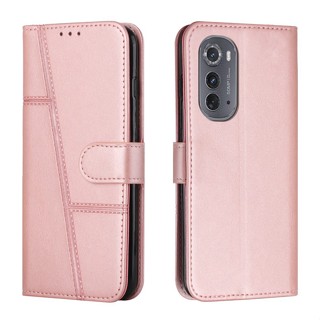 เคสมือถือ แบบหนัง ฝาพับ พร้อมช่องใส่บัตร สําหรับ Motorola Moto Edge 20 Pro 30 Lite Capa Funda Edge 30 Fusion Ultra S30 NEO