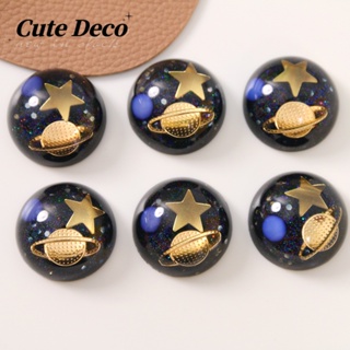 【Cute Deco】กระดุมใส รูปดาวเคราะห์น่ารัก สําหรับรองเท้า Crocs DIY