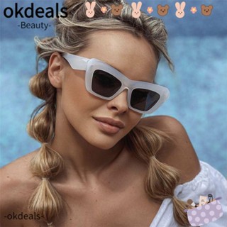 OKDEALS แว่นตากันแดด ไล่โทนสี สไตล์ฮิปฮอป สําหรับผู้หญิง