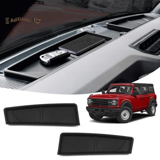 แผ่นแดชบอร์ดรถยนต์ TPE อุปกรณ์เสริม สําหรับ 2021 2022 Ford Bronco 2/4