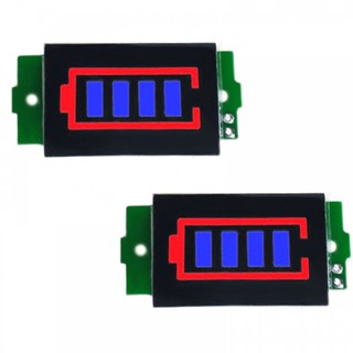 โมดูลแสดงสถานะการชาร์จแบตเตอรี่ 3-34V 5mA 1S-8S 4 ชิ้น