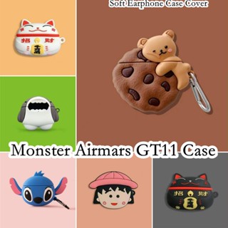 【imamura】เคสหูฟัง แบบนิ่ม ลายการ์ตูนสุนัขเอเลี่ยน สําหรับ Monster Airmars GT11 GT11