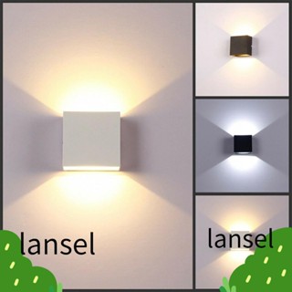 Lansel โคมไฟ LED ติดผนัง ใช้งานง่าย สีขาว / ดํา ในร่ม กลางแจ้ง