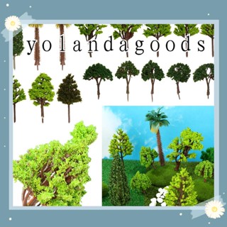 Yola โมเดลต้นไม้ ขนาดเล็ก สําหรับตกแต่งภูมิทัศน์ สวน ถนน