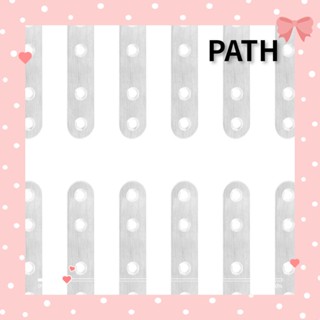 PATH ตัวยึดมุมแบน สเตนเลส สีเงิน 3 นิ้ว X 0.7 นิ้ว สําหรับเฟอร์นิเจอร์ และชั้นวางของ 12 ชิ้น