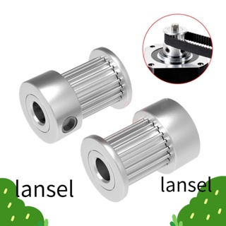 LANSEL 2gt รอกไทม์มิ่ง 16 20 36 40 60 ซี่ GT2 แกน 5 6.35 8 มม. ทนทาน สําหรับเครื่องพิมพ์ 3D