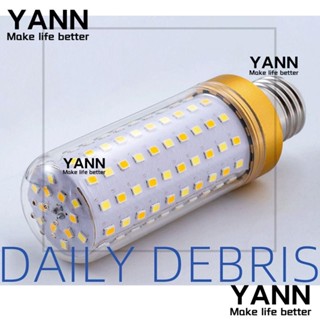 Yann1 ใหม่ หลอดไฟระย้า LED E14 E27 แสงสีขาว ทอง เงิน ไม่กระพริบ สําหรับตกแต่งบ้าน