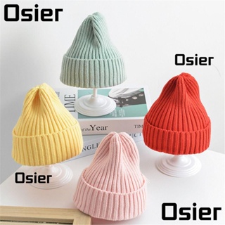 Osier1 หมวกถัก หมวกเด็กวัยหัดเดิน สีพื้น