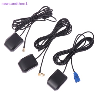 Newsandthen1 เสาอากาศรับสัญญาณสูง 28dBi 3 In 1 โหมดคู่ ตําแหน่งดาวเทียมรถยนต์ Aerial SMA ตัวผู้ FAKRA-C สายเคเบิล 3 เมตร