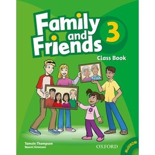 Bundanjai (หนังสือเรียนภาษาอังกฤษ Oxford) Family and Friends 3 : Class Book +Multi-ROM (P)