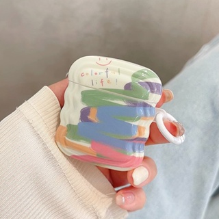 เคสหูฟัง กันกระแทก ลายกราฟฟิตี้ หลากสี สําหรับ Airpods Pro 2 1 2 3