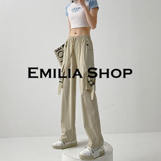 EMILIA SHOP  กางเกงขายาว กางเกงขายาวผู้หญิง สไตล์เกาหลี  คุณภาพสูง สบาย ins High quality A93L4KC 36Z230909