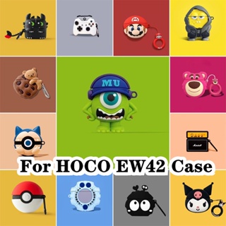  พร้อมส่ง! สําหรับ HOCO. เคสหูฟัง แบบนิ่ม ลายการ์ตูน EW42 สําหรับ HOCO EW42