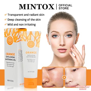 MINTOX Brightening Exfoliating Gel สครับหน้า | เจลผลัดเซลล์ผิว | มอยซ์เจอไรเซอร์ผลัดเซลล์ผิวสำหรับผิวแห้ง ผิวธรรมดา ผิวมันและผิวผสม ทำความสะอาดอย่างล้ำลึกและปรับผิวให้เรียบเนียน [prettylady]