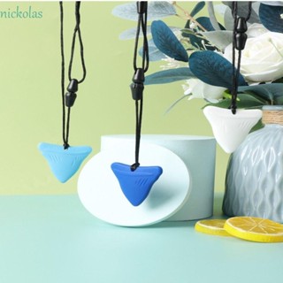 Nickolas ของเล่นยางซิลิกาเจล ทรงสามเหลี่ยม สําหรับเด็กทารกแรกเกิด Diy