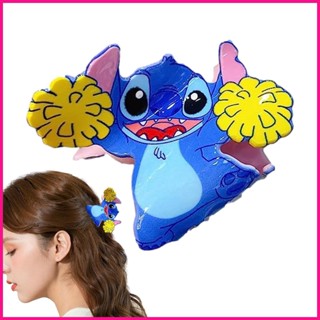 กิ๊บติดผมอะคริลิค รูปการ์ตูนดิสนีย์ Stitch ขนาดใหญ่ แฟชั่นสําหรับผู้หญิง