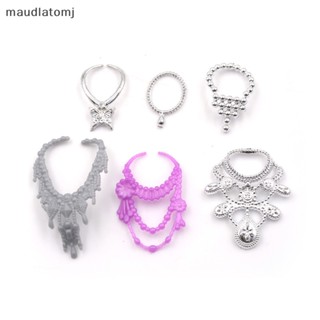 Maud สร้อยคอโซ่พลาสติก แฟชั่น สําหรับตุ๊กตา 6 ชิ้น ต่อชุด
 En