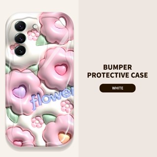 Ybd เคสโทรศัพท์มือถือ ซิลิโคน ลายกระบองเพชร ดอกไม้ กระต่ายน่ารัก สําหรับ Samsung S21 Plus S22 Plus S21+ S22+ S21 Ultra S22 Ultra S20 S21 FE