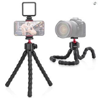 {fly} Ulanzi ชุดถ่ายทําภาพยนตร์สมาร์ทโฟน Vlog พร้อมขาตั้งกล้อง 5500K ไฟวิดีโอ LED ขนาดเล็ก ที่วางโทรศัพท์ พร้อมเมาท์โคลด์ชู สําหรับ Vlog Live Stre