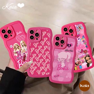 เคสโทรศัพท์มือถือ ลายเจ้าหญิงบาร์บี้น่ารัก สีชมพู สําหรับ OPPO A16 A57 A17 A17K A54 A95 A15 A78 A54s A16K A7 A5s A55 A96 A12 A74 A77 A53 A3s A1k A76 A9 A5 A77s Reno 8T 8 7Z 6