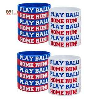 สร้อยข้อมือเบสบอล PLAY BALL HOME RUN 24 ชิ้น สําหรับปาร์ตี้