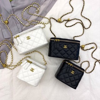 Xiaoxiangfeng Lingge chain bag 2021 Internet celebrities New Fashion Fashion bead Satchel Ladys one-shoulder bag