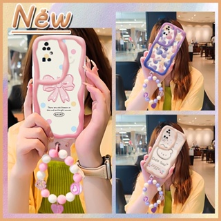 romantic Wave border Phone Case For Huawei P50 Pro Liquid silicone luxurious For Girls originality Pendants dustproof youth