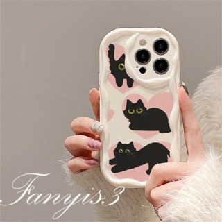 เคสโทรศัพท์มือถือ ซิลิโคนนิ่ม TPU ลายแมวดํา 3D ขอบโค้ง สําหรับ infinix Hot 20 20i 20Play Hot 12 11 10 9Play Note 12 Hot 30 30i 30Play Smart 7 5 2020 Smart 6 6Plus Hot 8 10 Lite