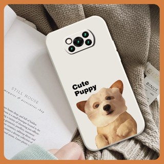 Skin-friendly feel cute Phone Case For Xiaomi Poco X3 NFC/X3 Pro/X3 Liquid silicone shell Solid color Lens package