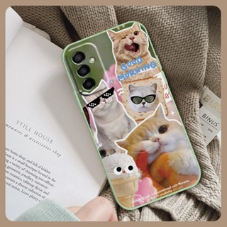 Lens bump protection phone case Phone Case For Samsung Galaxy M23/SM-M236B/F23 Cartoon Anti-fall Liquid silicone shell