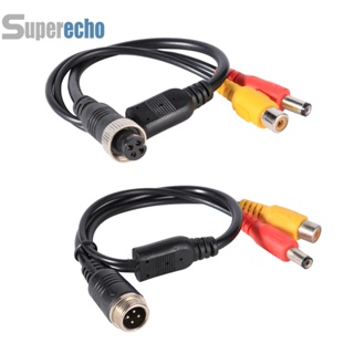 อะแดปเตอร์สายเคเบิลต่อขยาย RCA ตัวเมีย DC ตัวผู้ เป็นตัวเมีย 4Pin [superecho.th]