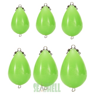 [Seashell02.th] เหยื่อตกปลาลอยน้ํา เรืองแสง แบบพกพา 30 กรัม - 80 กรัม