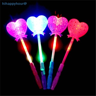 Hihappyhour ของเล่นไม้กายสิทธิ์เรืองแสง Led รูปหัวใจ