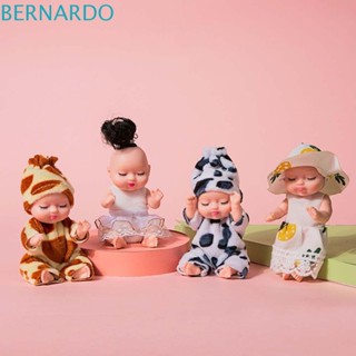 Bernardo ตุ๊กตาเด็กนอนหลับ ตุ๊กตาของขวัญวันเกิด ตุ๊กตาการ์ตูนสัตว์สวยหรู ของเล่นร่างกายน่ารัก DIY ของเล่นตุ๊กตาปลอบประโลม ตุ๊กตาแฟชั่นเด็ก ตุ๊กตาเด็กใหม่