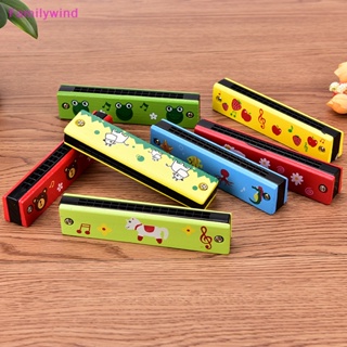 Familywind&gt; เครื่องดนตรี Tremolo Harmonica 16 หลุม น่ารัก สีสันสดใส ของเล่นเสริมการเรียนรู้เด็ก