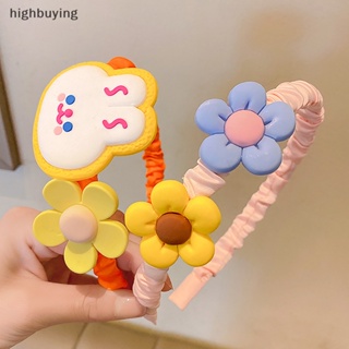 [highbuying] ที่คาดผม โบว์ ดอกไม้ น่ารัก สําหรับเด็กผู้หญิง กระต่ายน่ารัก กันลื่น เครื่องประดับผม ใหม่ พร้อมส่ง