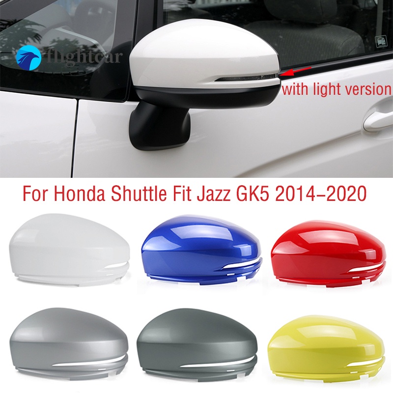 Flightcar ฝาครอบกระจกมองข้างรถยนต์ สําหรับ Honda Fit Jazz Shuttle GK5 2014-2018 2019 2020